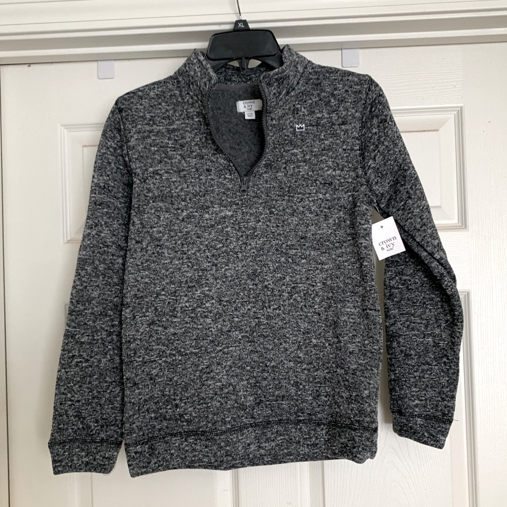 Boy’s 14/16 half zip Crown & Ivy sweater pullover